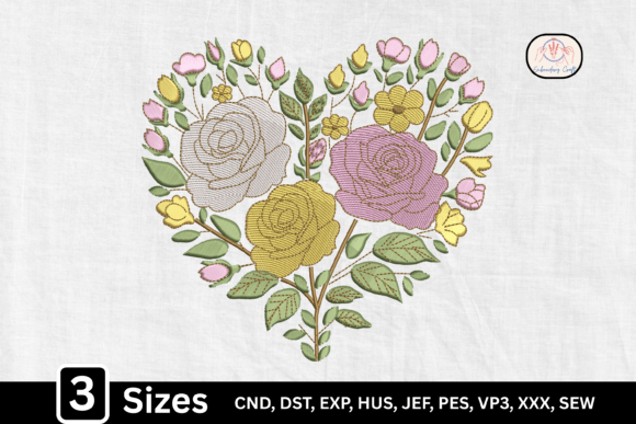 Pastel Flower Roses Heart: A Designer’s Review