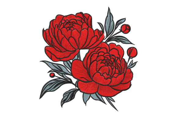 Red Peony Flowers: A Designer’s Review for Boutique Sweatshirts