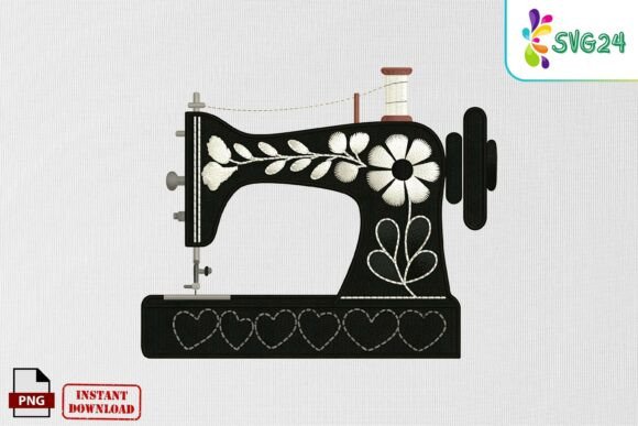 Review: Black Floral Sewing Embroidery PNG for Holiday Crafts