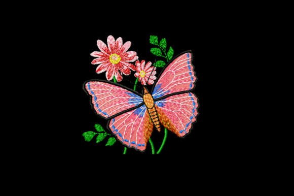 Review: Butterfly and Flowers Embroidery Pattern