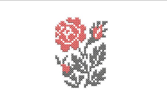 Review: Flowers Cross Stitch Embroidery for Boutique Sweatshirts