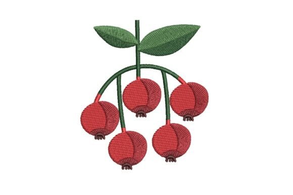 Review: Red Berries with Leaves Embroidery Design