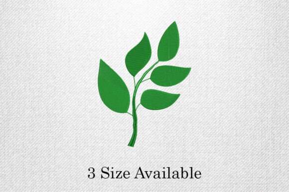 Review: Simple Green Leaf Embroidery Design