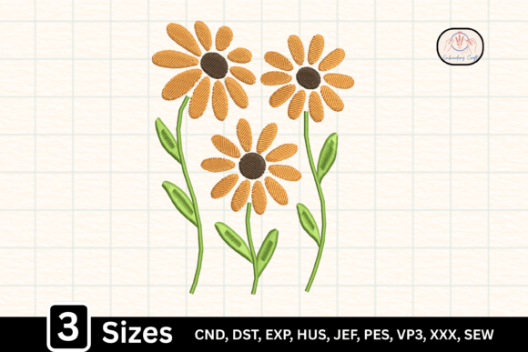 Review: Simple Line Art Outline Sunflower for Merch