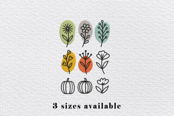 Reviewing Modern Floral Outline for Embroidery